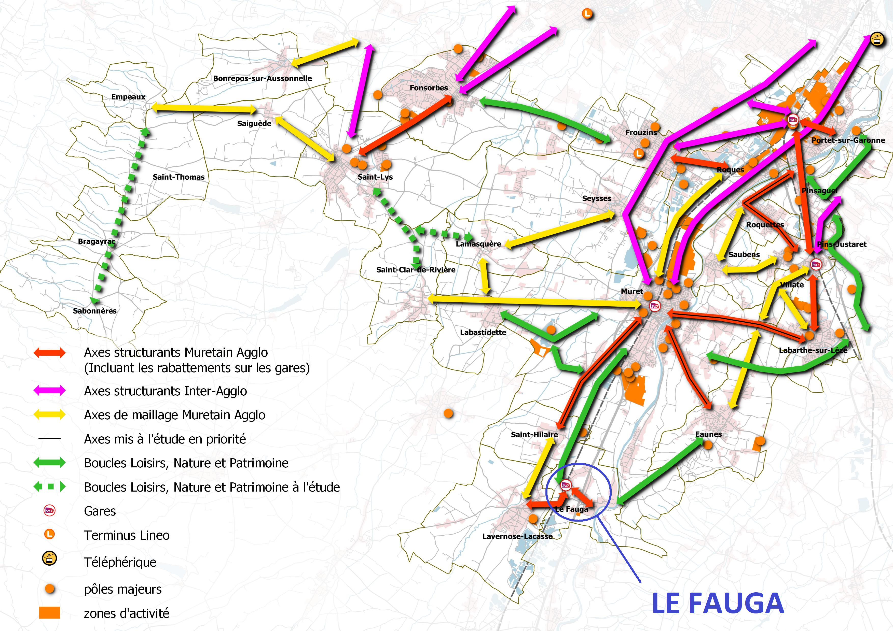 Schéma directeur pistes cyclables Muretain Agglo